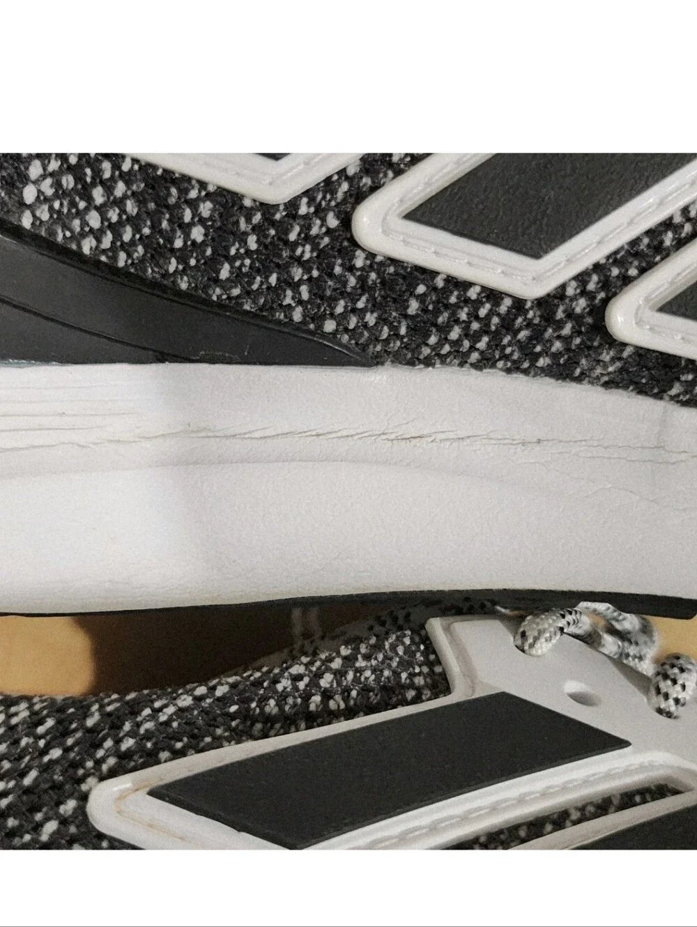 Adidas Men's Energy Falcon Black Running Shoes Size 8 Cloudfoam Comfort Insoles